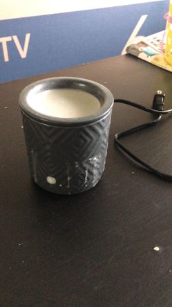 Wax candle burner electric