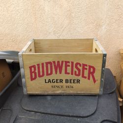 Budweiser Wood Crate