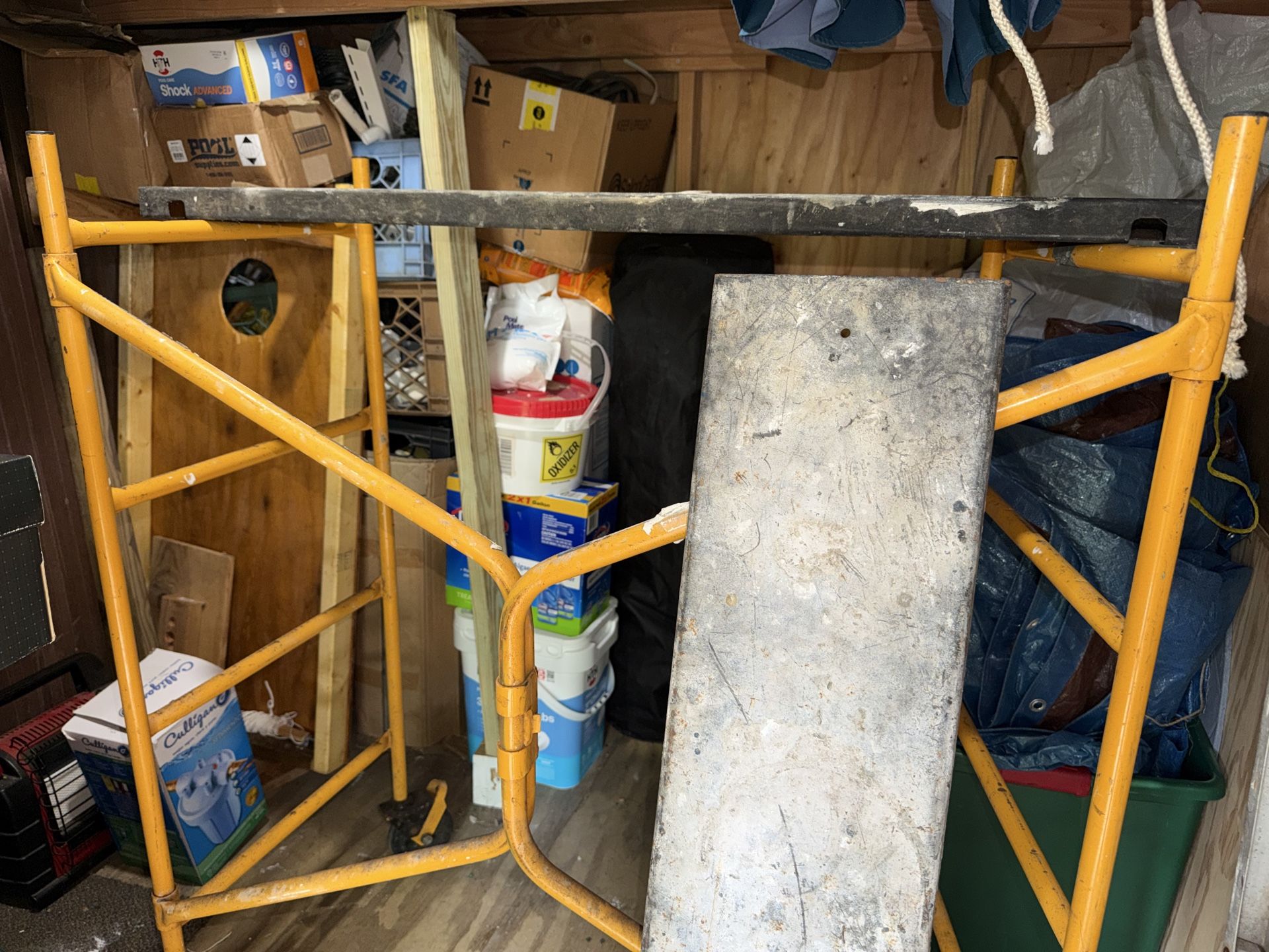 Portable wheel scaffold