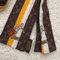 LOUIS VUITTON LOUIS VUITTON scarf scarves M71911 cotton Mulch color Used  Women LV M71911｜Product Code：2107600882932｜BRAND OFF Online Store