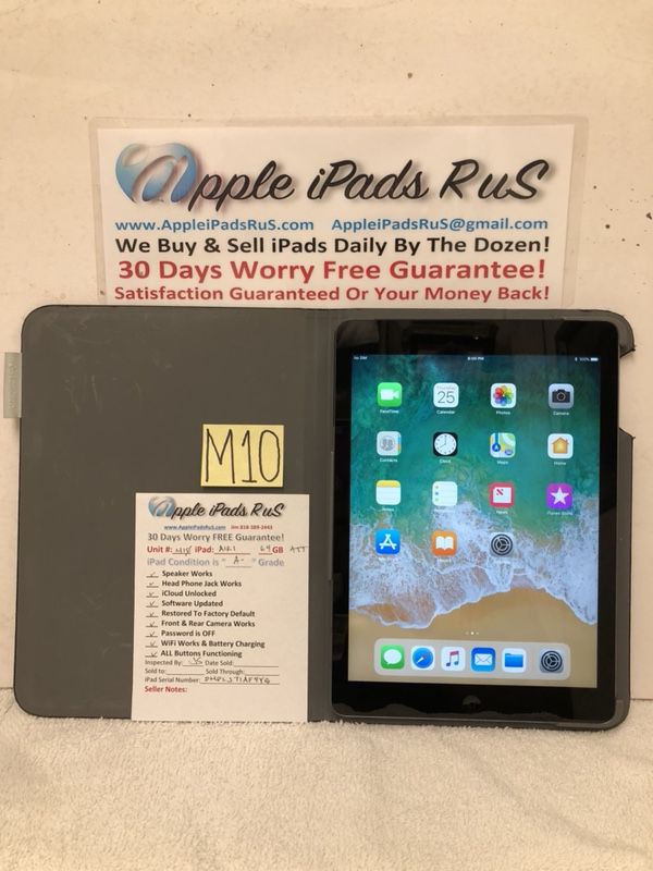 M10 - iPad Air 1 64GB Cell-Unlocked