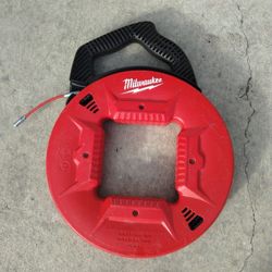 Milwaukee 100 Ft Polyester Fish Tape With Flexible Metal Leader 