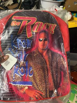 Vintage the rock “know your role bagpack