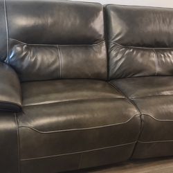 Cindy Crawford Leather Sofa