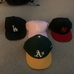 4 hats for 40$ all size 7   1/8