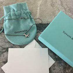Tiffany’s Silver Butterfly And Chain 