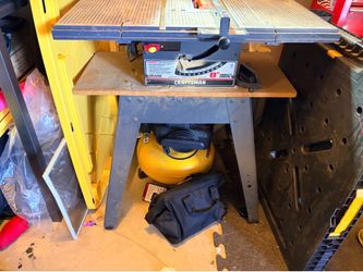 Craftsman 8” table saw with stand