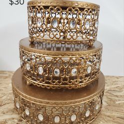 Gold CAKE STANDS