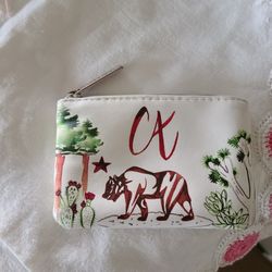 Starbucks Pouch Card /Money, Keychain Small Wallet California Special Edition

