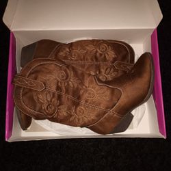 Brown Cow Girl Fashion Boots