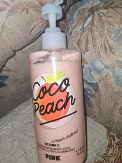 New vs pink coco peach lotion
