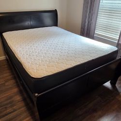 Queen Bed Frame  Mattress Dresser With 