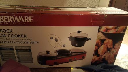 3 slow crock cooker never opened or used