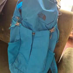 The North Face blue backpack new