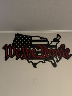 We The people Metal Art