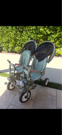 2 Kids Tricycles – Can Ride Separately or Connect Together