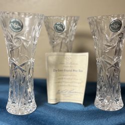 Vintage Lenox Crystal Bud Vases