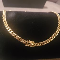 14k Solid Gold Miami Cuban 80.87 Grams