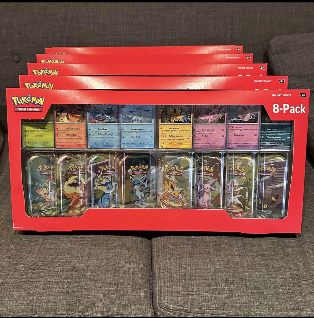 Costco Prismatic Evolutions 8-Pack Mini Tins