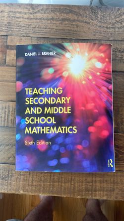 Teaching secondary and middle school mathematics