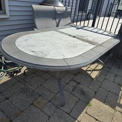 Great Escape Table And Chair Set With 2seat Glider