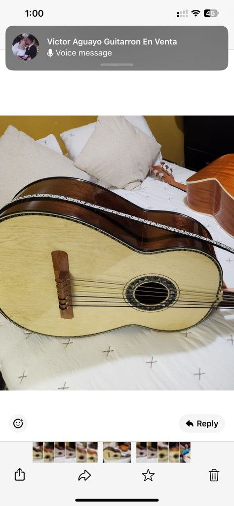 Guitarron Elaborado En Cedro Estilo Morales
