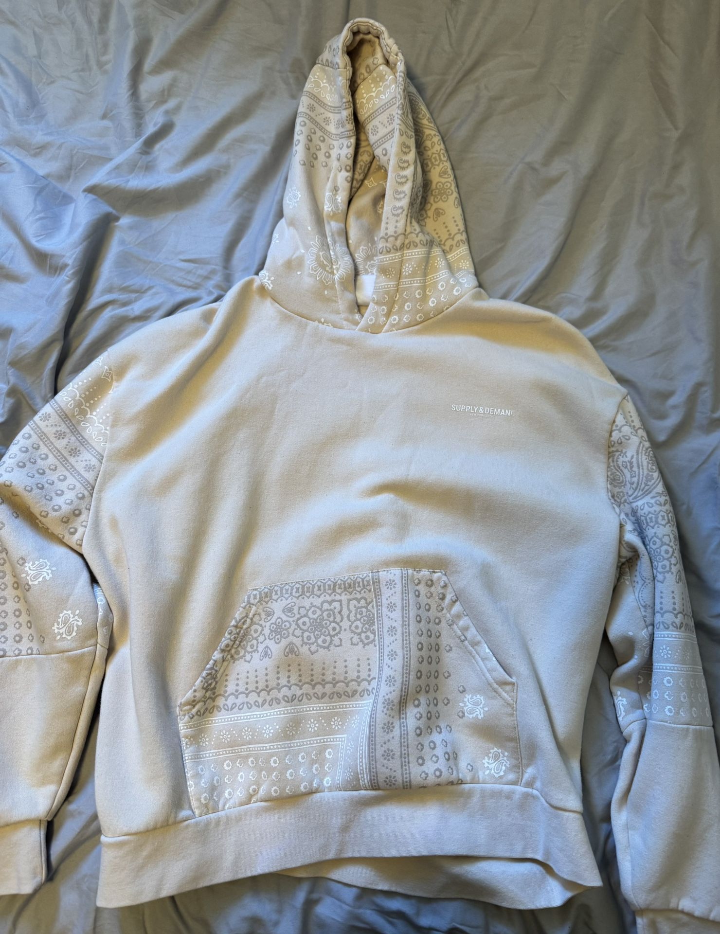 Supply And Demand Paisley Print Hoodie/sweatshirt