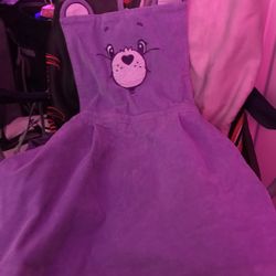 Overall Corduroy Carebear Dress