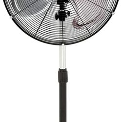 Hurricane Pro High-Velocity Oscillating Metal Stand Fan, 3 Speeds, 20in