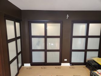 Walnut Closer Doors from Lowe’s