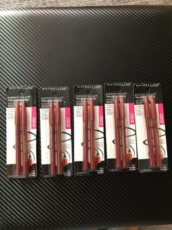 Maybelline New York Expert Wear Twin Brow & Eye Pencil~Velvet Black~$2 each (5 pack)