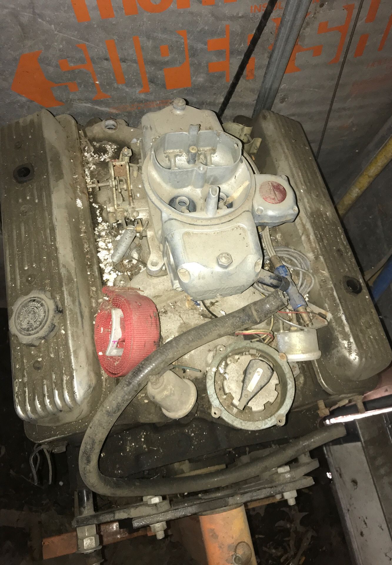 Chevy 355 engine that has ls1 block