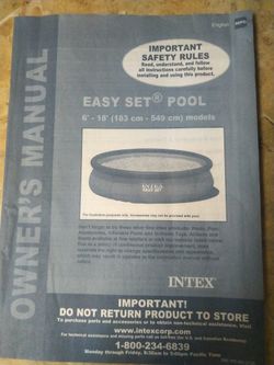 INTEX Easy Set Pool