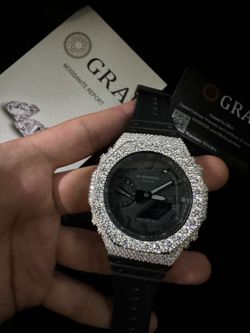 Moissanite G-shock Watch