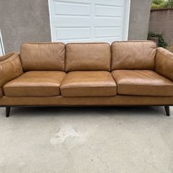 Leather couch