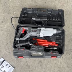 800W Rotary Electric Hammer Drill with 4 Modes, SDS-Plus System, Chisel Hammer and Drill Bit Set