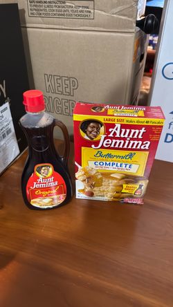 Aunt Jemima Unopened Syrup and Pancake Mix