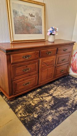 WOODEN SPACIOUS DRESSER