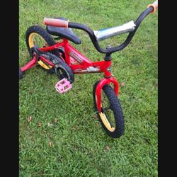 Huffy Bike Size 14 With Training Wheels 