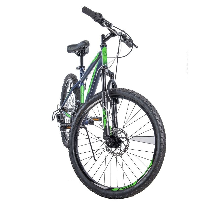 Huffy 24" Nighthawk Boys' Mountain Bike, Blue/Green