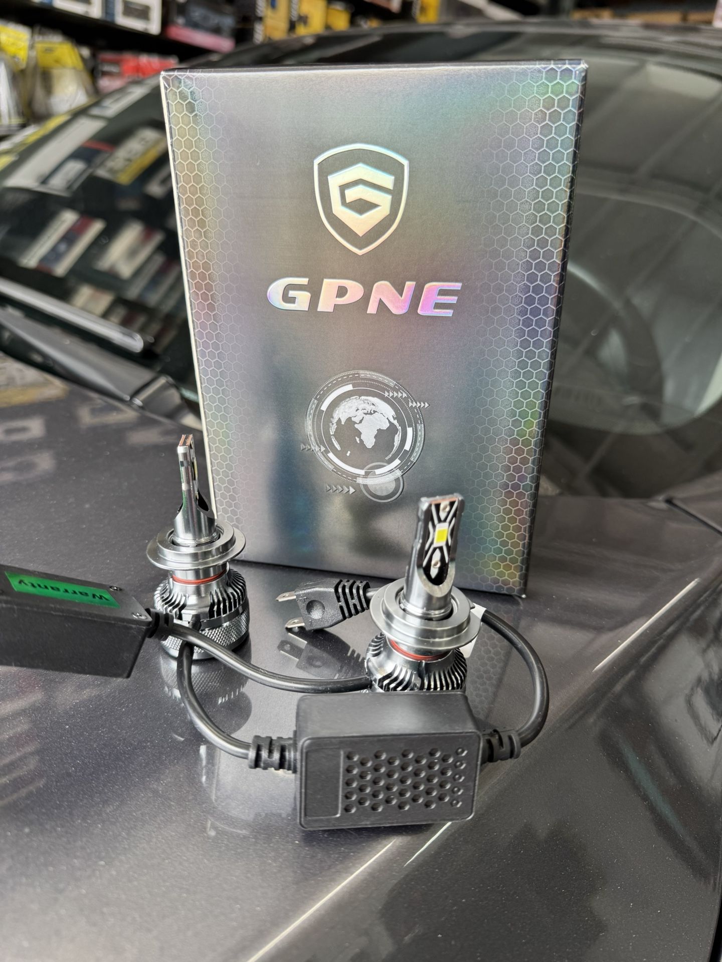 Car Led Headlights Kit Model 9006 (Same as 9005 9012 HB3 HB4 H10) Car Led lights 6k Luces para carro Led diamond white 6k Headlights, Low beam, High