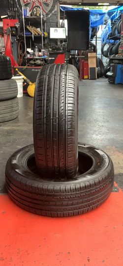 2 Used 185/65R15 Tires With 85-90% Still In Them