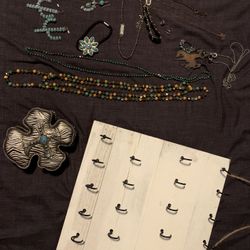 Western Jewelry Bundle With Jewelry Holders 