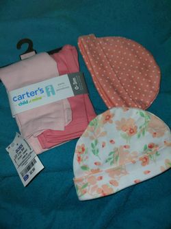 Baby Girl pants & Beanies
