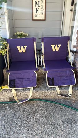 WA Husky stadium chairs
