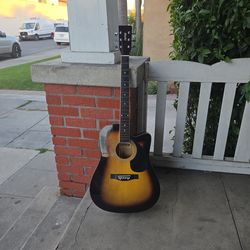 Fever guitar with case