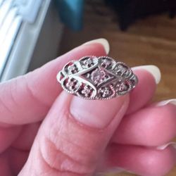 Art deco 14K Diamond Ring