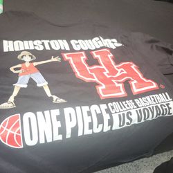 Houston cougars monkey D Luffy T shirt