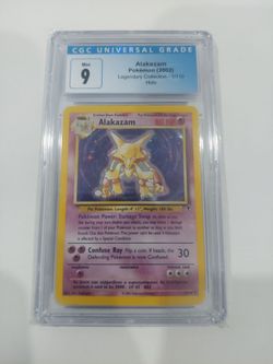 ALAKAZAM  CGC 9 LEGENDARY HOLO