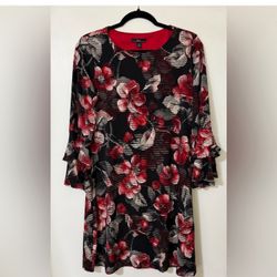 R&K Red And Black Dress